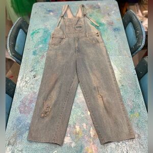 80s Rugged Denim Overalls